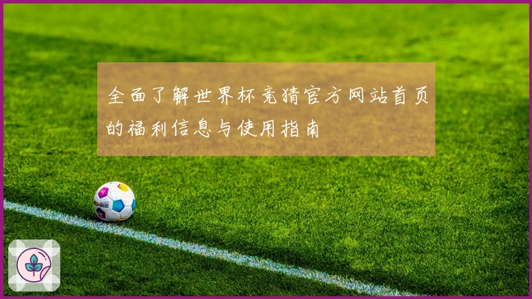 全面了解世界杯竞猜官方网站首页的福利信息与使用指南