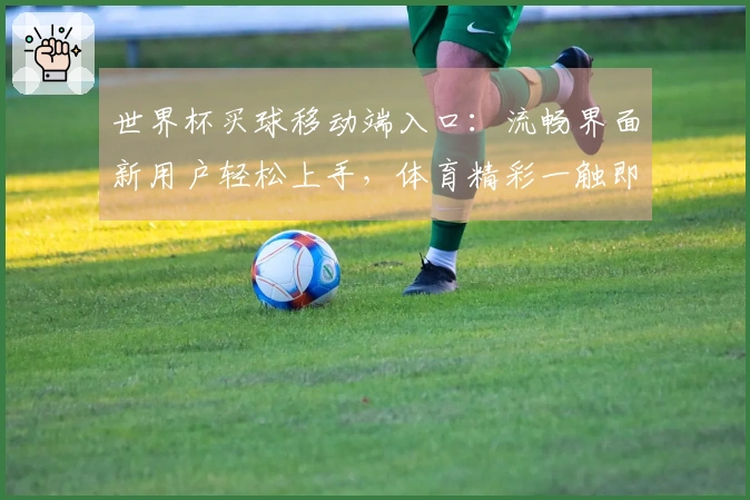世界杯买球移动端入口：流畅界面新用户轻松上手，体育精彩一触即达
